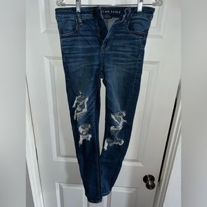 AE Next Level Stretch Hi-Rise Jegging size 8 Long